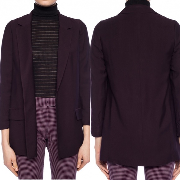 All Saints Jackets & Blazers - All Saints Aleida Blazer Maroon Size 2